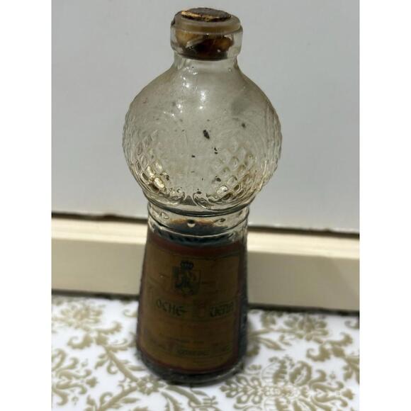 Other - Vintage Noche Buena Glass Bottle | Textured Embossed Design